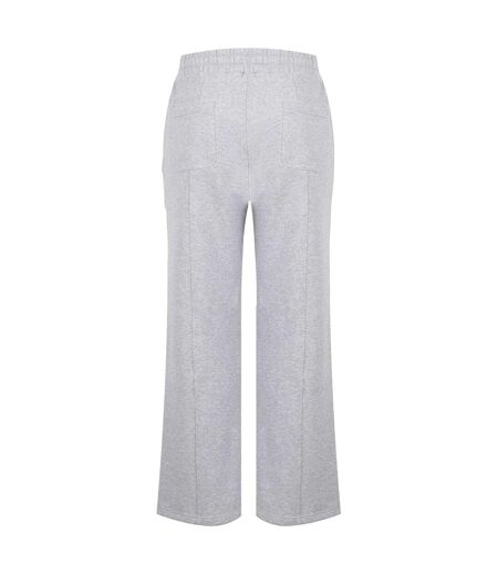 Womens/ladies Cotton Logo Standard Joggers Grey Pretty Boy Ugly World