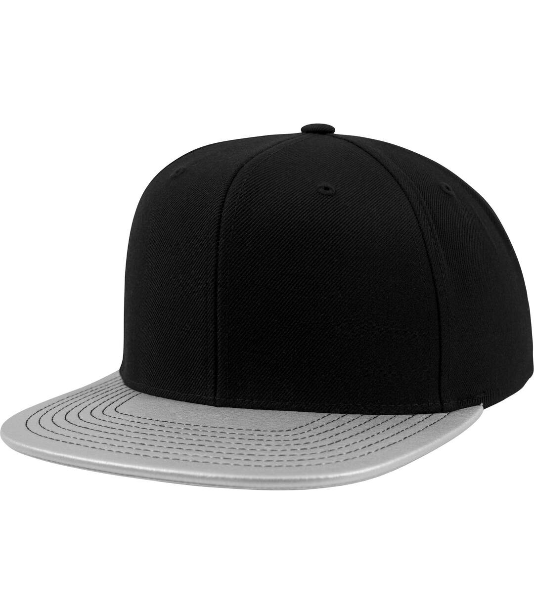 Casquette métallique adulte unisexe argent Flexfit-1