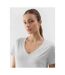 Womens/ladies Cotton T-shirt Frost Gray 4F-4