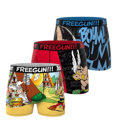 Lot de 3 boxers homme Asterix Freegun