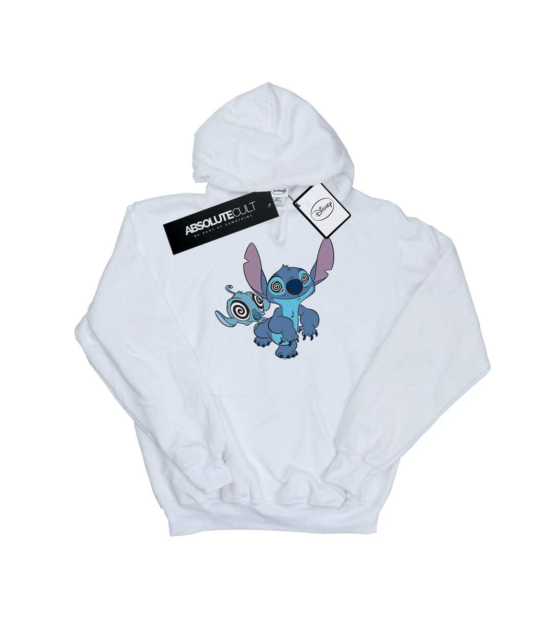 Disney Sweat à capuche hypnotisé Lilo And Stitch Femme/Ladies (Blanc) - UTBI5534-1