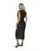 Womens/ladies Sequin Velvet Party Midi Dress Silver AX Paris-3