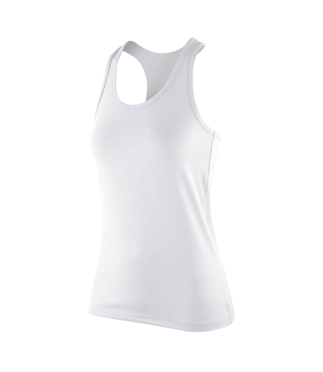 Haut fitness femmes blanc Spiro-1