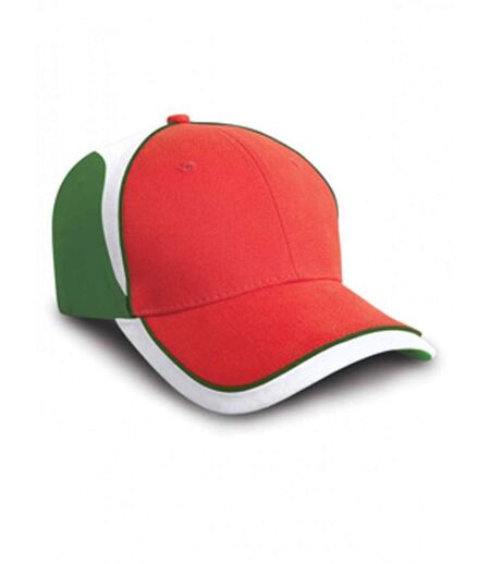 Casquette supporter couleurs Italie - RC062 - rouge