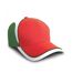 Casquette supporter couleurs Italie - RC062 - rouge