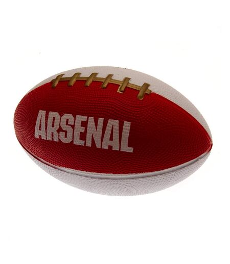 Arsenal FC Mini Soft Football (White/Red) (One Size)