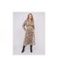 Robe chemise longue motif python et fils dorés IPOVA - Dona X Lisa-4