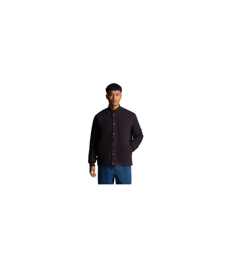 Mens Collared Bomber Jacket Dark Navy Lyle & Scott
