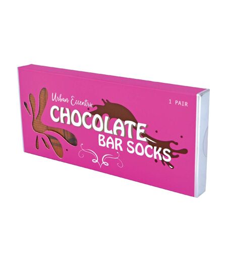 1 Pack Mens Novelty Cotton Rich Chocolate Bar Socks in a Box