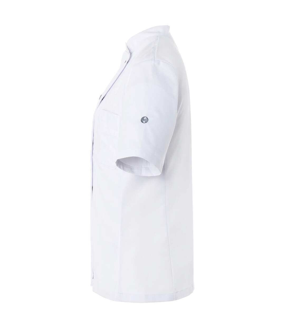 Womens/ladies Greta Chef Jacket White Karlowsky-3