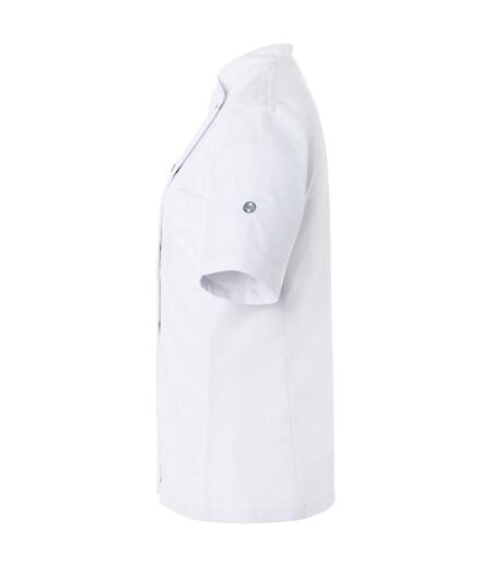 Womens/ladies Greta Chef Jacket White Karlowsky