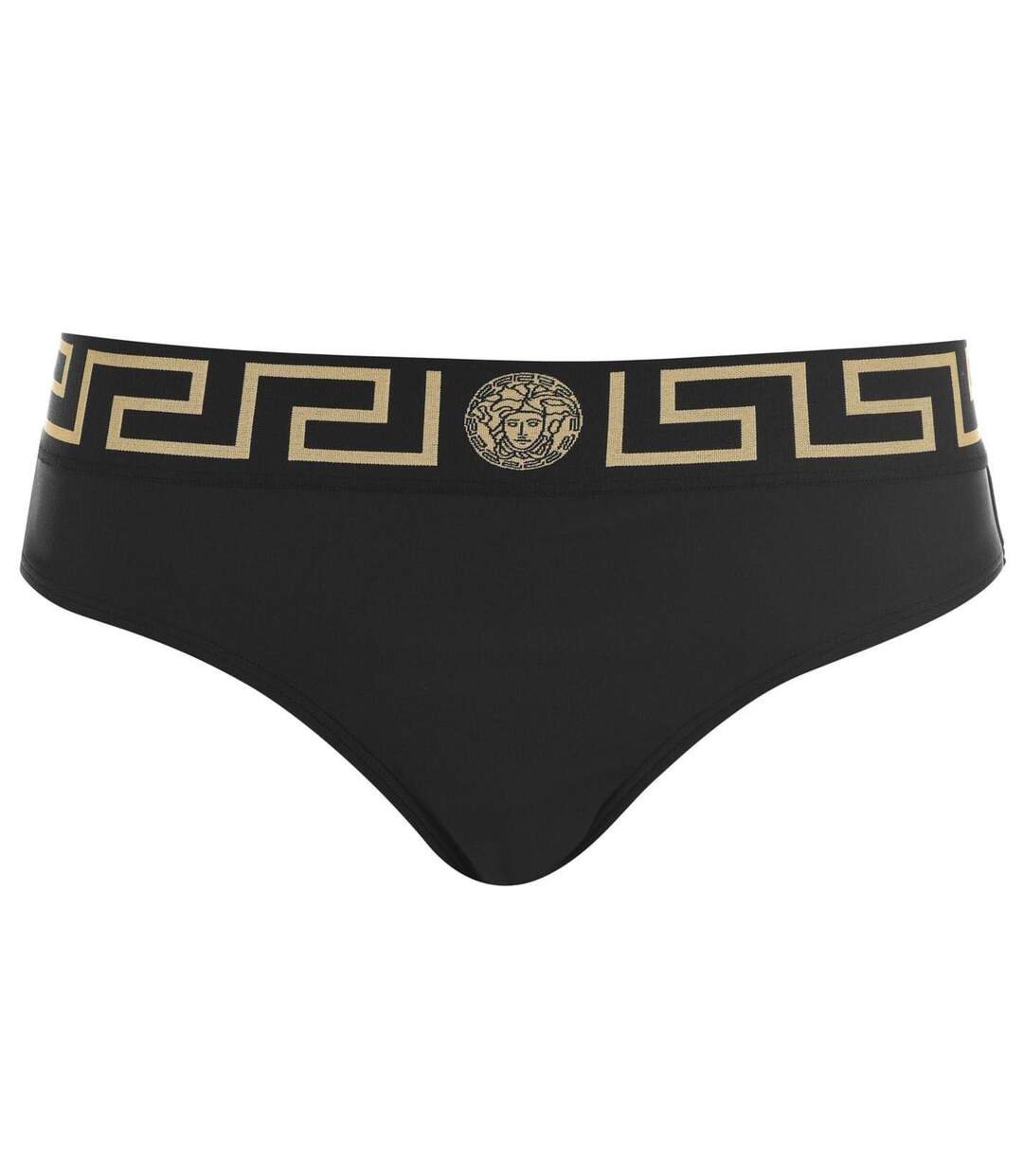 Bas De Maillot De Bain Motif/style Géométrique Femme Noir Versace-2