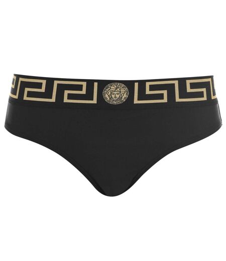 Bas De Maillot De Bain Motif/style Géométrique Femme Noir Versace