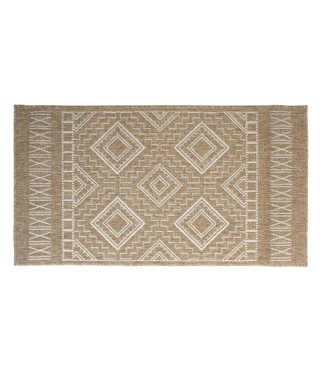 Tapis Tissé Plat Yucatan 80x150cm Naturel-1