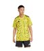 T-shirt Style Motif Géométrique Team Icon Homme Jaune Adidas-1