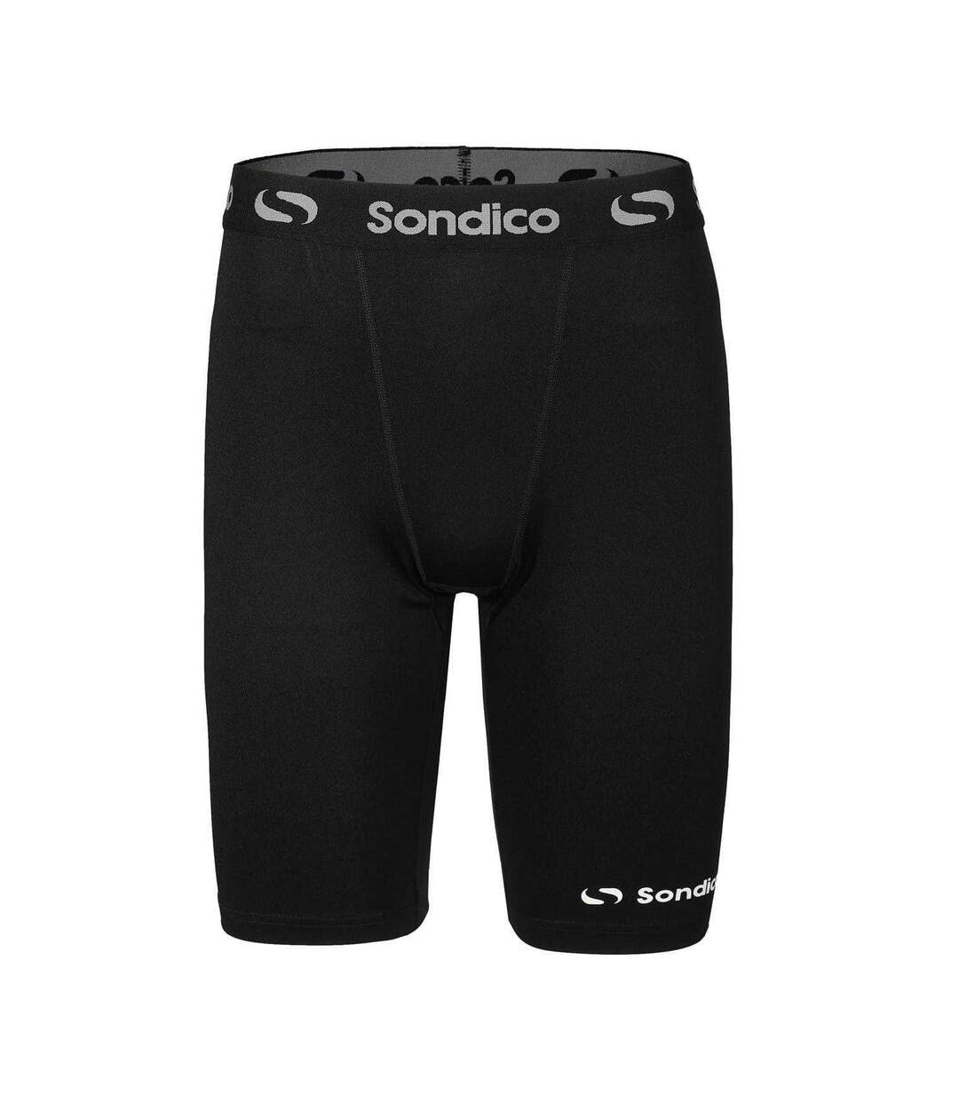 Mens Core 9 Compression Shorts Black White Sondico-1