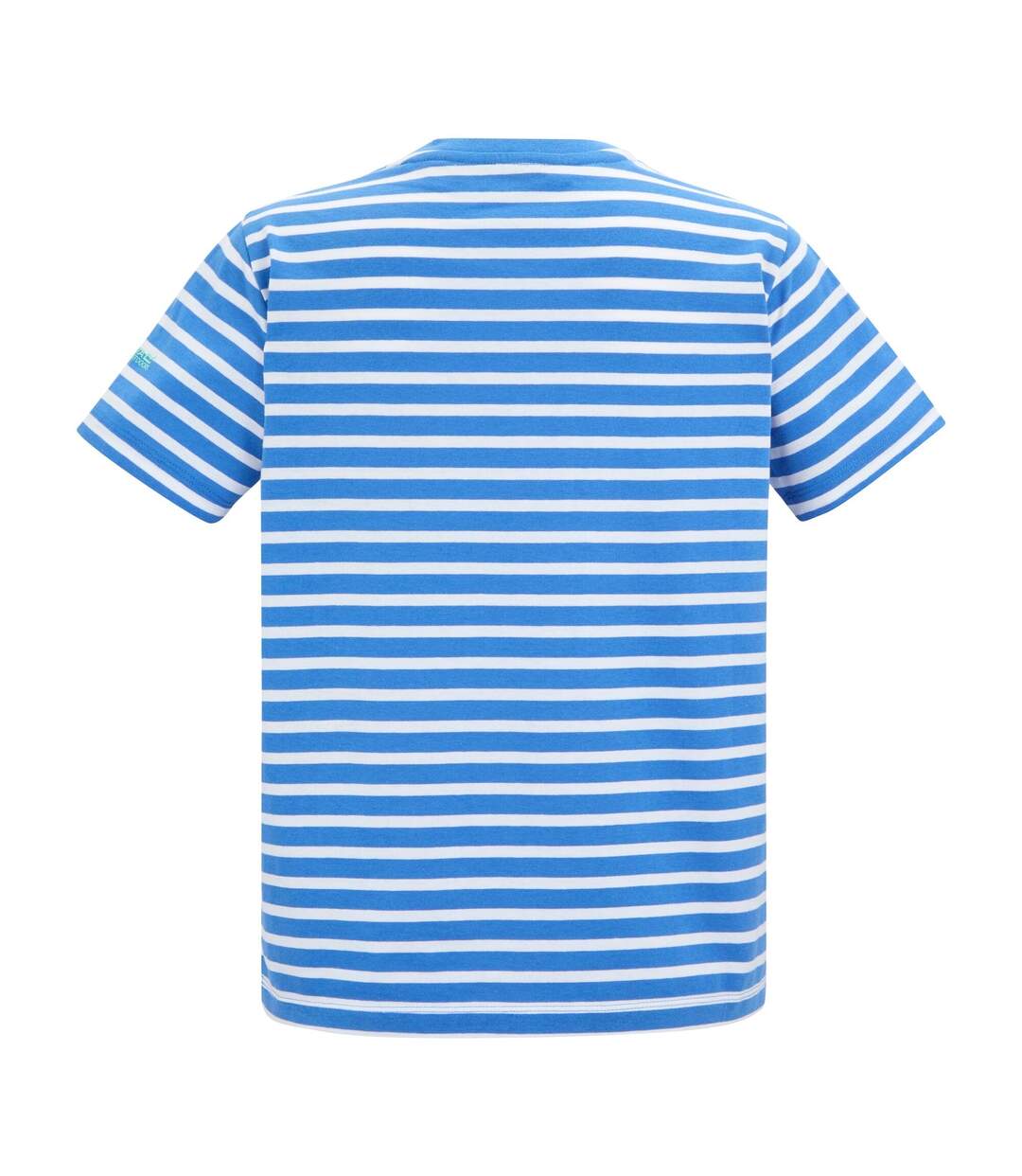 T-shirt Motif/style Rayé Bayletta Femme Bleu Vif Blanc Regatta-3