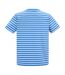 T-shirt Motif/style Rayé Bayletta Femme Bleu Vif Blanc Regatta-3