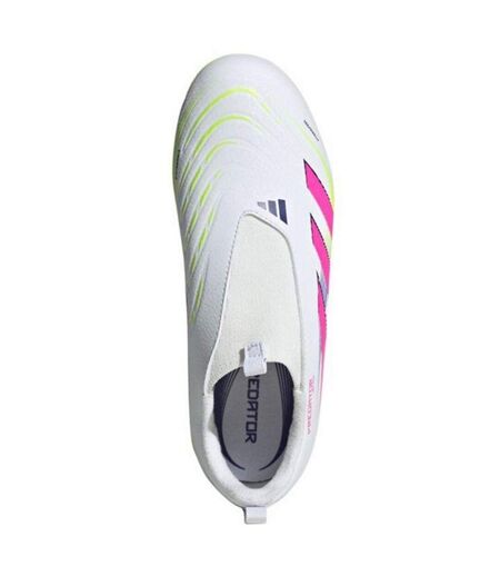 Chaussures De Foot Pour Terrain Ferme Predator Club Homme Blanc Rose Adidas