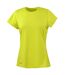 Spiro Womens/Ladies Quick Dry Short-Sleeved T-Shirt (Lime)