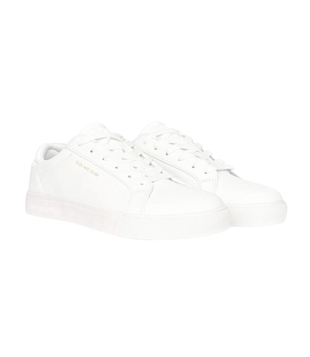Baskets Claspar Homme Blanc Duck And Cover-1
