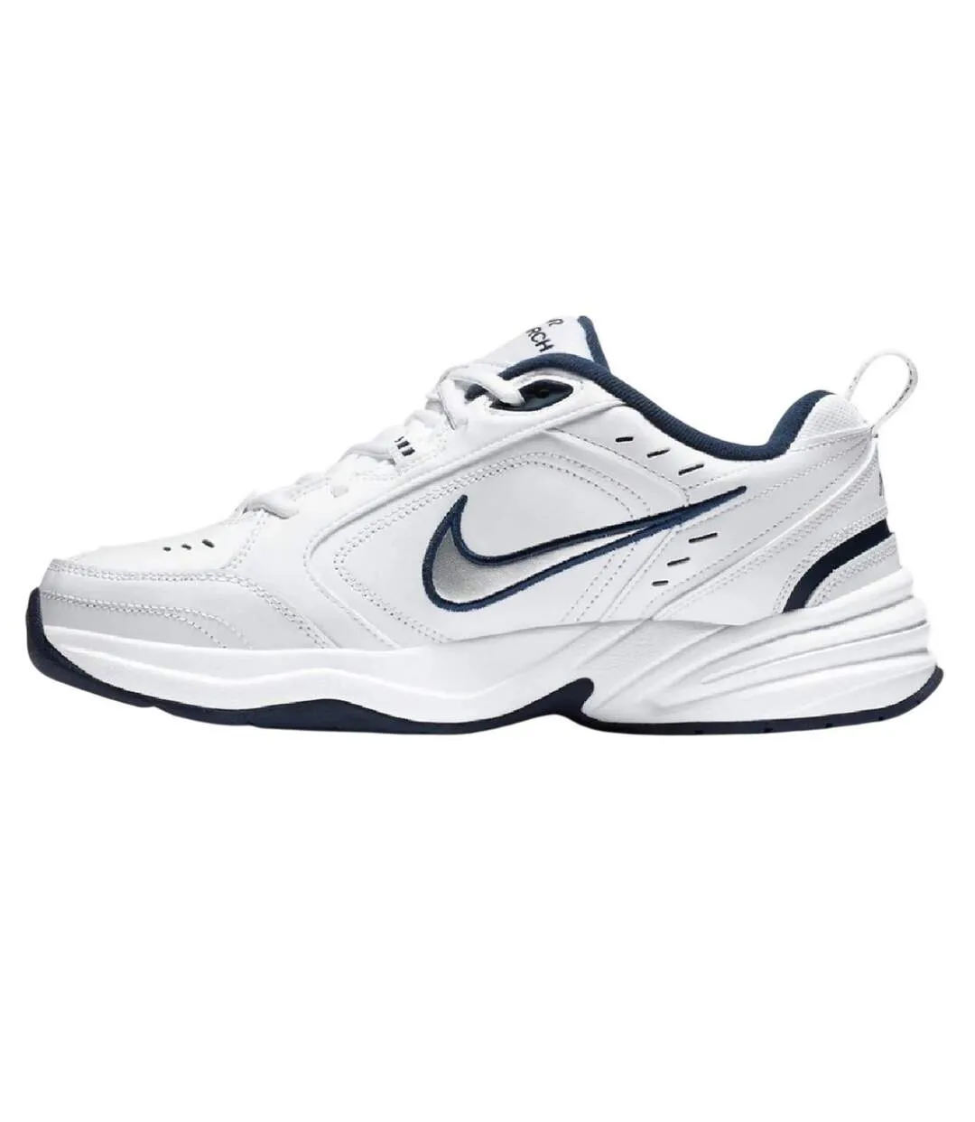 Baskets Monarch Homme Blanc Argenté Nike-2