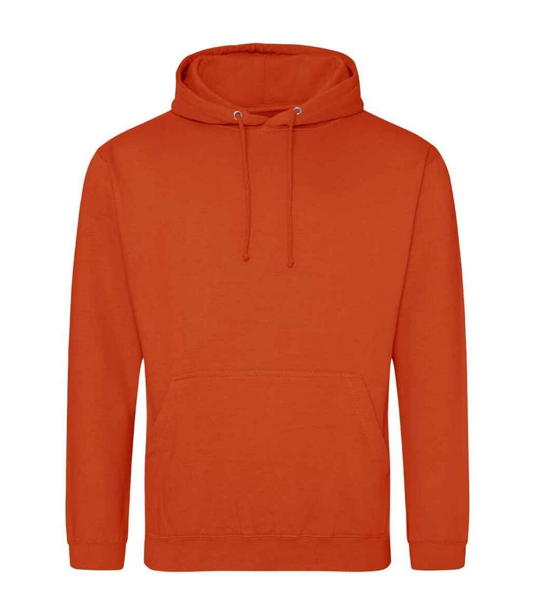 Sweat à capuche college adulte rouge orangé vif Awdis