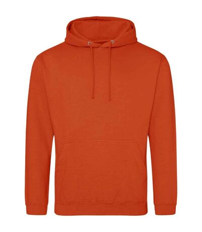 Sweat à capuche college adulte rouge orangé vif Awdis Awdis