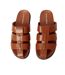 Mens Fisherman Open Toe Sandals Tan Threadbare-3