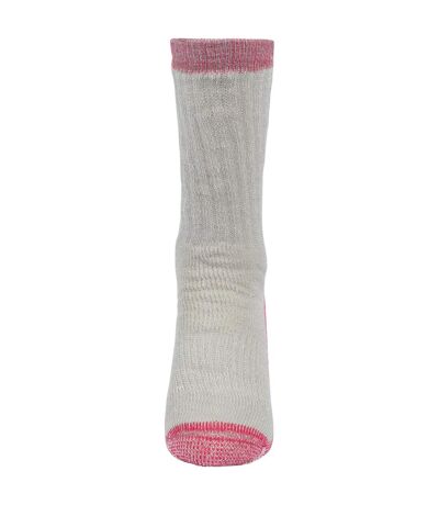 Chaussettes de randonnée dlx femme gris chiné Trespass