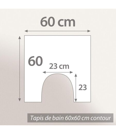 Tapis de bain FLAIR Contour WC