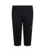 Legging ¾ Motif/style Logo Team Up Femme Noir Diadora-1