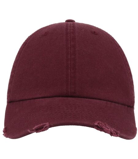 Casquette de baseball adulte bordeaux Atlantis