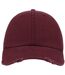 Casquette de baseball adulte bordeaux Atlantis