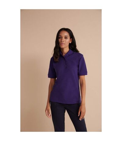 Polo À Rétention De Forme Femme Pourpre Henbury