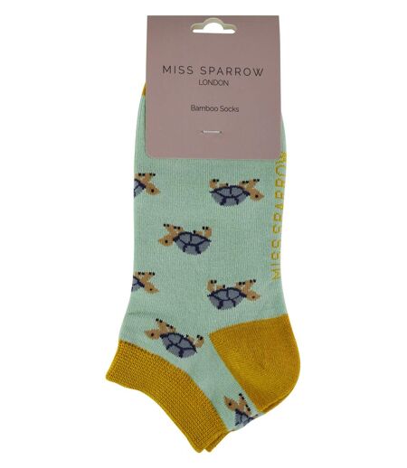 Ladies Bamboo Trainer Socks | Miss Sparrow | Breathable Low Cut Socks for Women