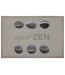 Tapis Déco Imprimé Esprit Zen 40x60cm Gris-1