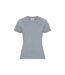 Womens/ladies Organic T-shirt Misty Blue Cottover-1