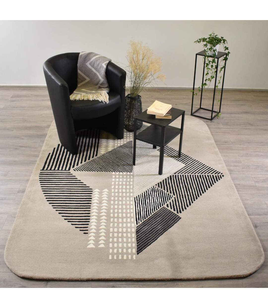 Tapis salon et chambre fait à la main en laine DECO STYLE-2