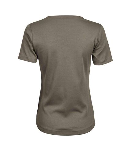 Ladies interlock t-shirt clay Tee Jays