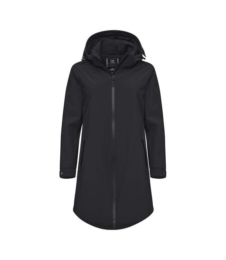 Womens/ladies Wedderburn Waterproof Jacket Black Cutter & Buck