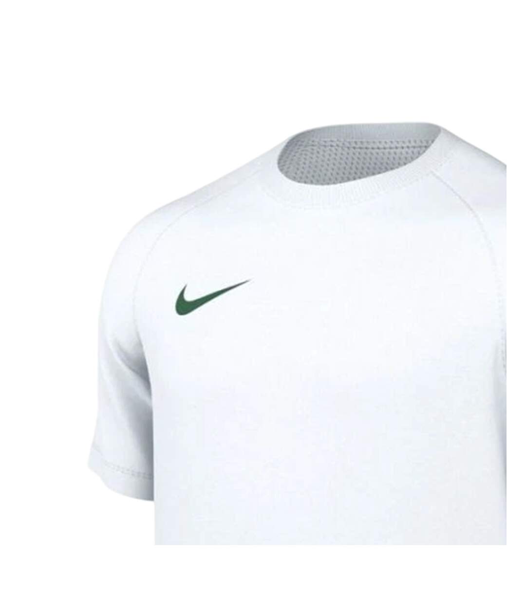 T-shirt Park Homme Blanc Vert Nike-3