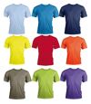 Lot 9 maillots sports - running - manches courtes - Homme - multicolores