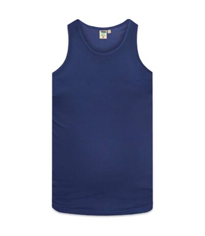 Duke Mens Fabio-1 Muscle Vest (Navy) - UTDC173