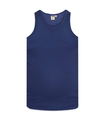 Duke Mens Fabio-1 Muscle Vest (Navy) - UTDC173