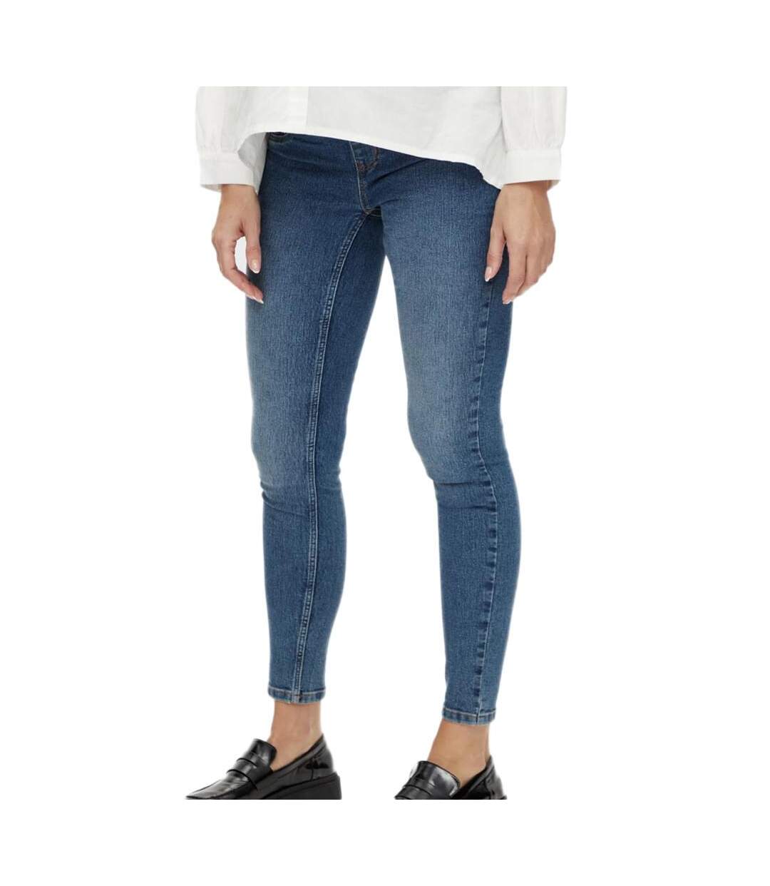 Jean Skinny Bleu Femme Mamalicious Lamy - M-1