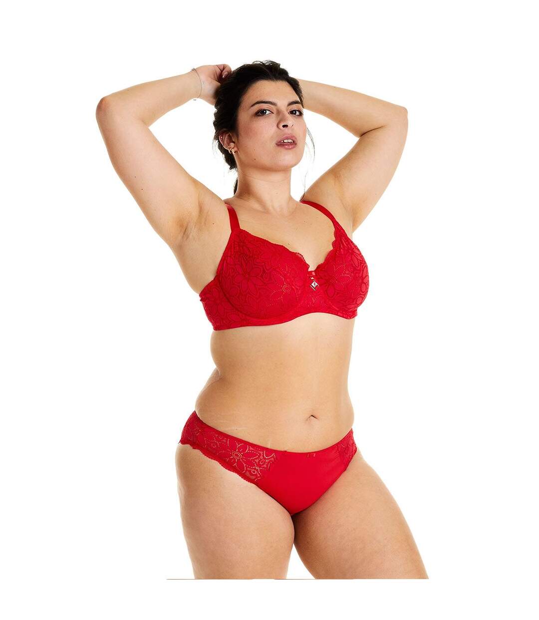 Soutien-gorge à armatures grand maintien rouge Univers