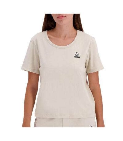T-Shirt beige femme le coq sportif contemporain - l