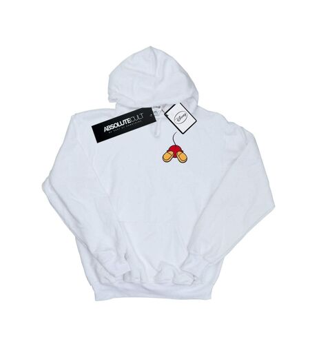 Disney Sweat à capuche à impression dorsale Mickey Mouse pour femmes/femmes (Blanc) - UTBI11215