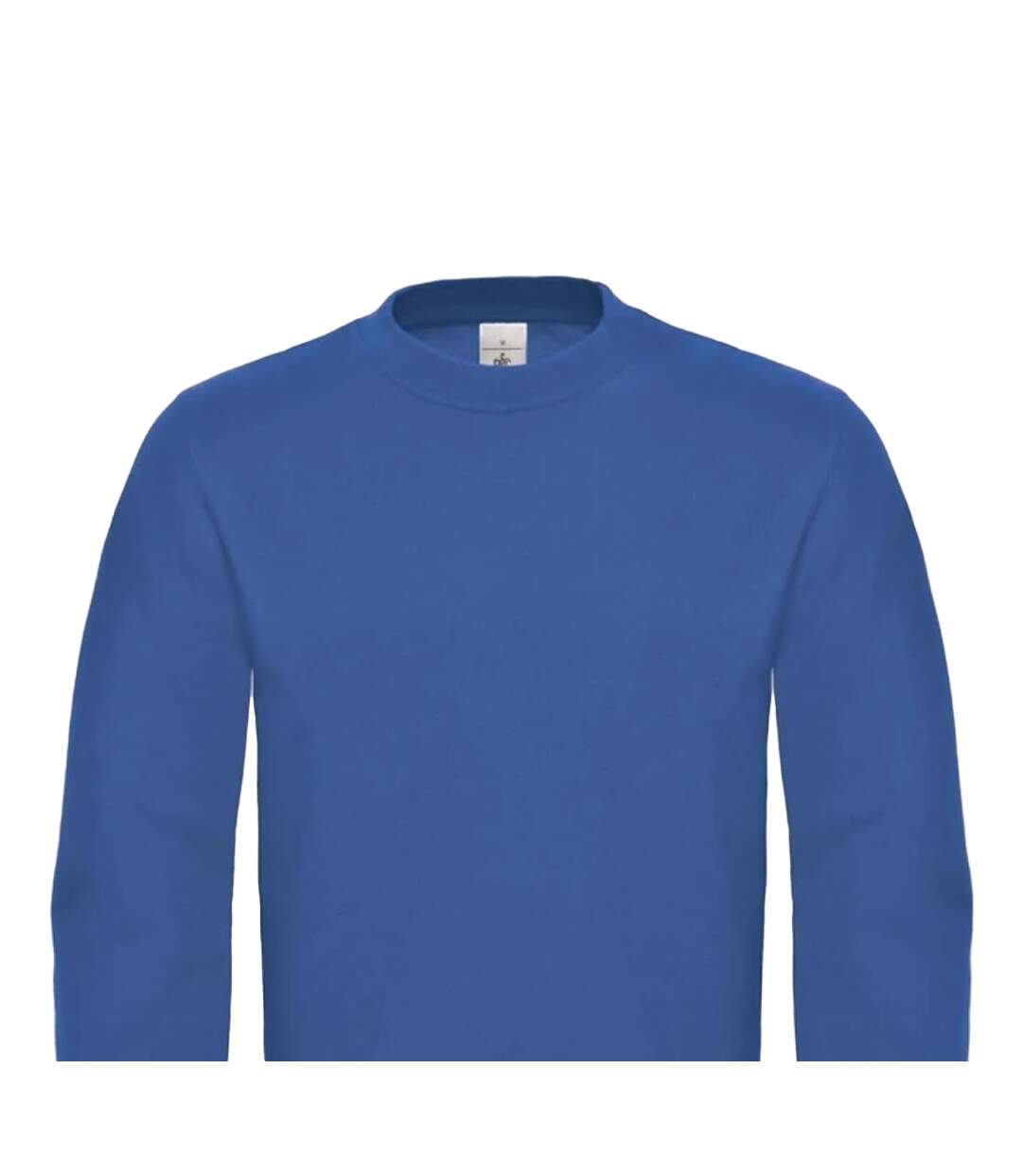 Mens id.002 cotton sweatshirt royal blue B&C-2
